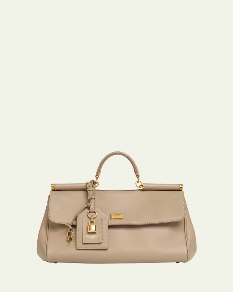 Sicily Leather Top-Handle Bag
